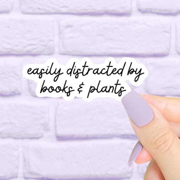 Bookish Stickers, Plant Stickers, Cute Stickers, Aesthetic Stickers, Laptop Decals