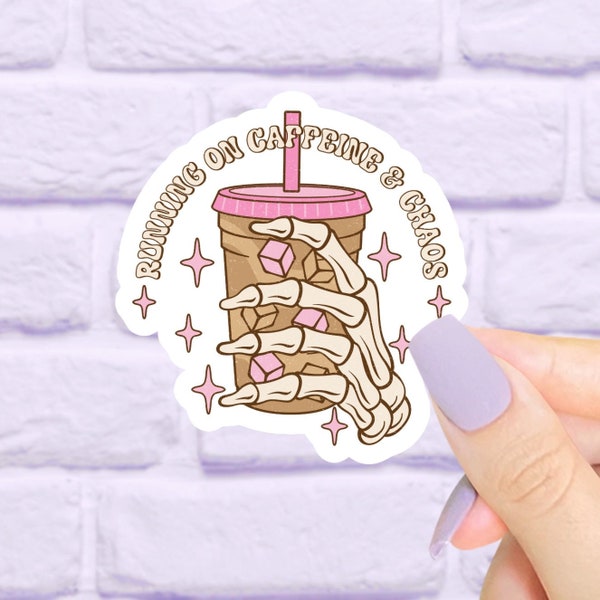 Coffee Sticker, Coffee Lover Gift,  Waterproof Stickers, Cute Sticker, Coffee Stickers