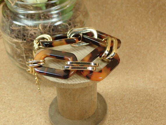 Charter Club Leopard Print Chain Link Bracelet - … - image 4