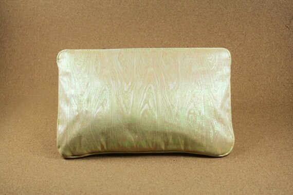 Vintage Gold Irridescent Purse - 1980s Shimmery H… - image 2