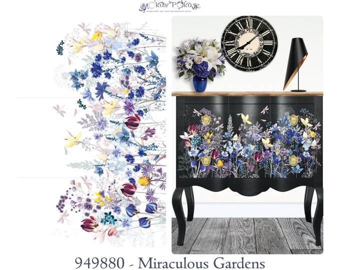 Furniture Transfer - Miraculous Gardens – Large Cut Into 3 Pieces
