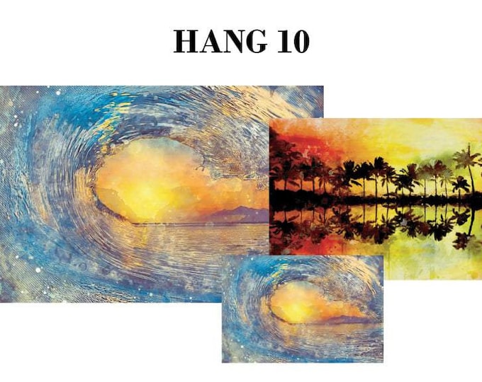 Hang 10 Decoupage Pack by Grace on Design