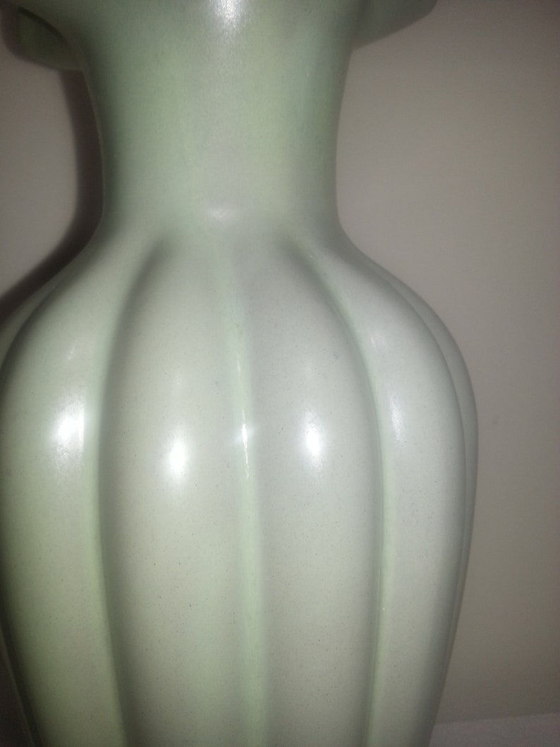 Collectible Vase Celadon Glazed Vase Elegant Decor /& Collectible Monochrome glaze vase. Vintage Handmade Ceramic Vase Decor Vase