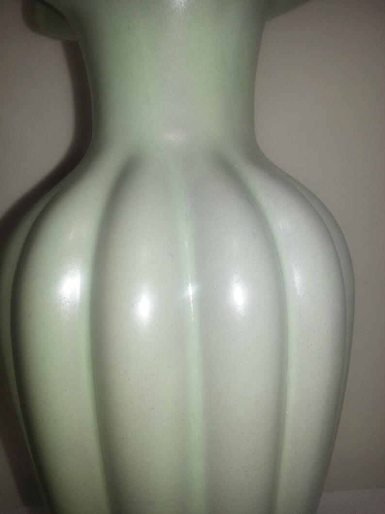 Collectible Vase Celadon Glazed Vase Elegant Decor /& Collectible Monochrome glaze vase. Vintage Handmade Ceramic Vase Decor Vase
