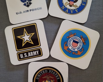 US Military Branch Coasters
