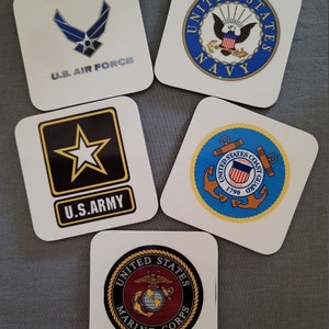 US Military Branch Coasters image 1