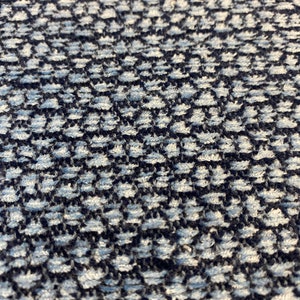 4 yards 22&quot;, Indigo Chenille Luxury Upholstery Fabric Medium/Heavy Weight Soft and Sturdy