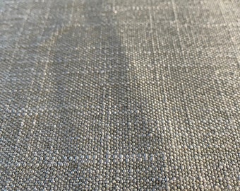 Natural Lightweight Woven Grey/Blue Upholstery Fabric