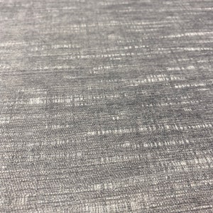 4 yards, Velvet Cross Hatch Gray Luxury Upholstery Fabric Medium Weight Soft