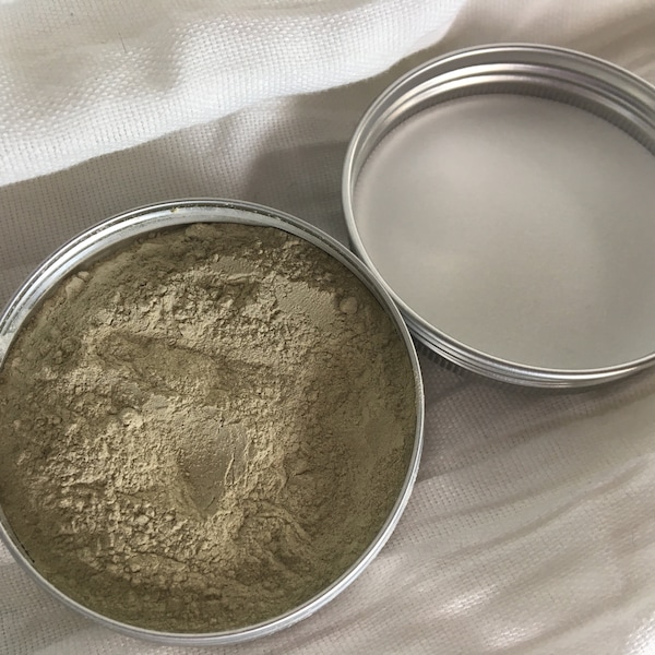 Poudre traditionnelle de masque d'argile aztèque - Historique - Bentonite de calcium - Vert