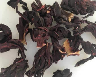 Hibiscus Petals - Tea - Cosmetics - Whole Buds - Herbal