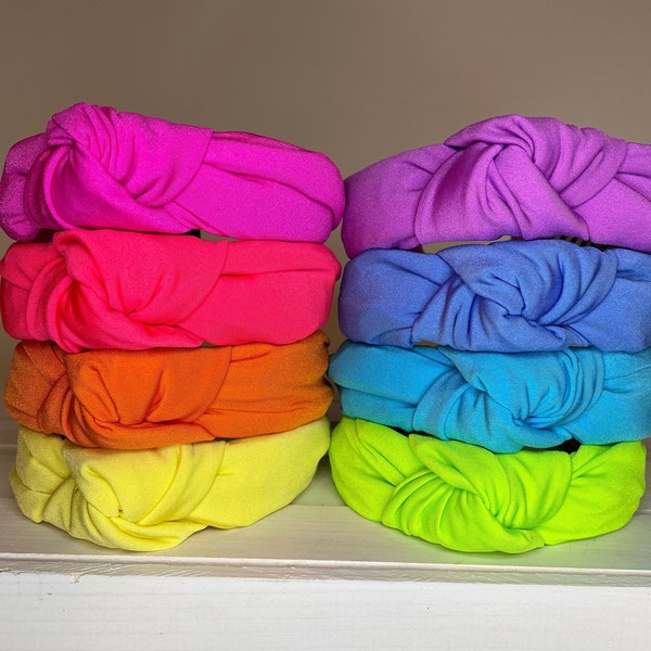 The Perfect Headband in a Rainbow of Colors, Headbands For Women and Children, Knotted Solid Headbands, Spring, Summer, Year Round Basic