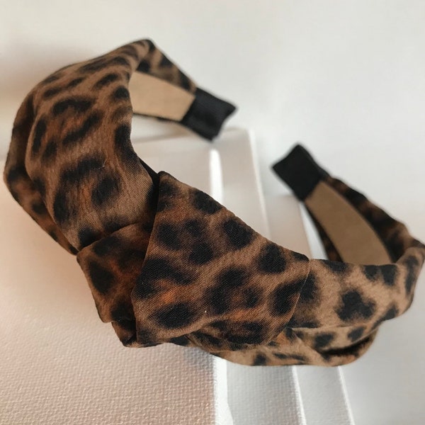 BEST SELLER: Leopard Print Headband, Knotted Headband, Headbands for Women, Animal Print Hair Accessories