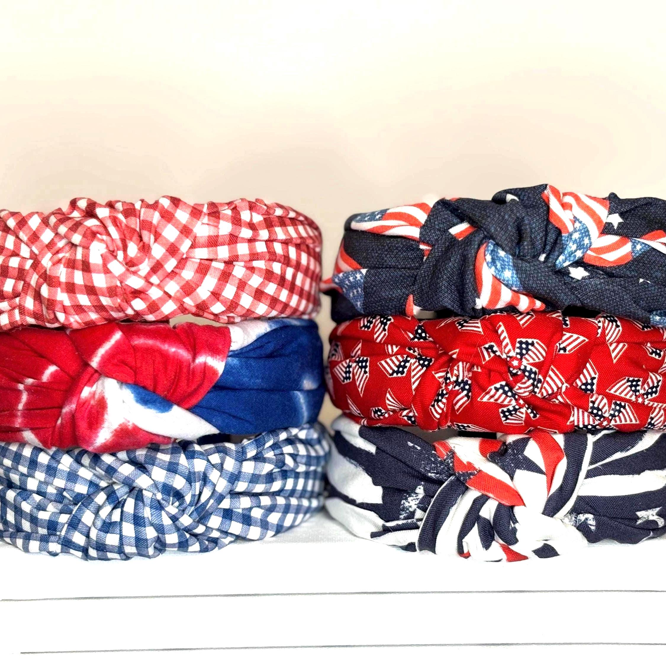 Lilly Pulitzer Upcycled Handmade Headband Slim Knot Embellished Headband | Multi | Lilly Pulitzer main image 4
