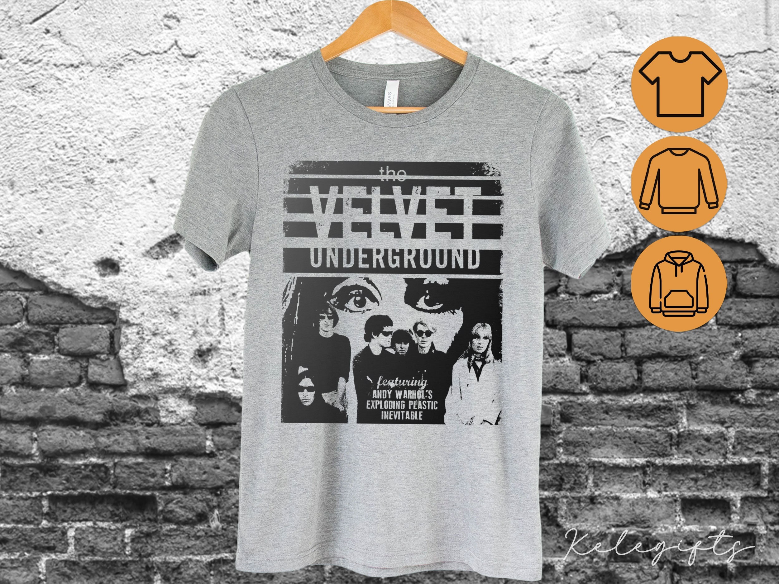 Discover The Velvet Underground  shirt rock band 80s 90s T-shirt