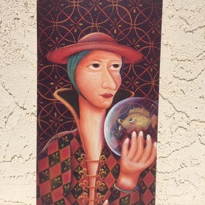 Limited Edition Small Giclée print on canvas - Bubble Man