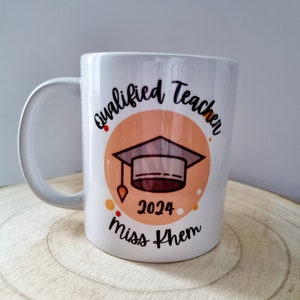 Taza personalizada de profesor cualificado