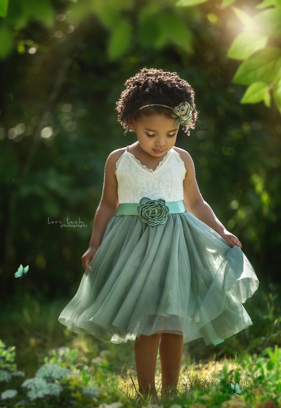 pastel green dress