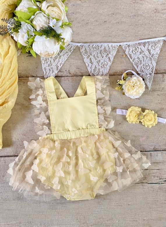 Mustard baby girl best sale outfit