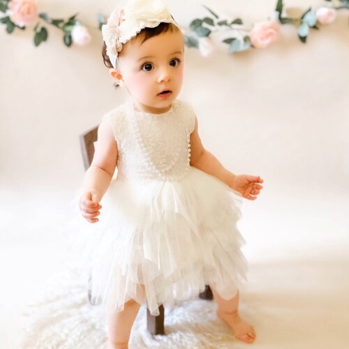 Baby Girl First Birthday Outfit Flower Girl Dress Smash the Etsy