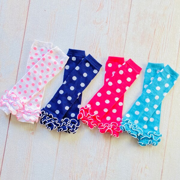 Wrapables Colorful Baby Leg Warmers Set Of 4, Orange Stripe, Guitar, Skull, Green Stripe