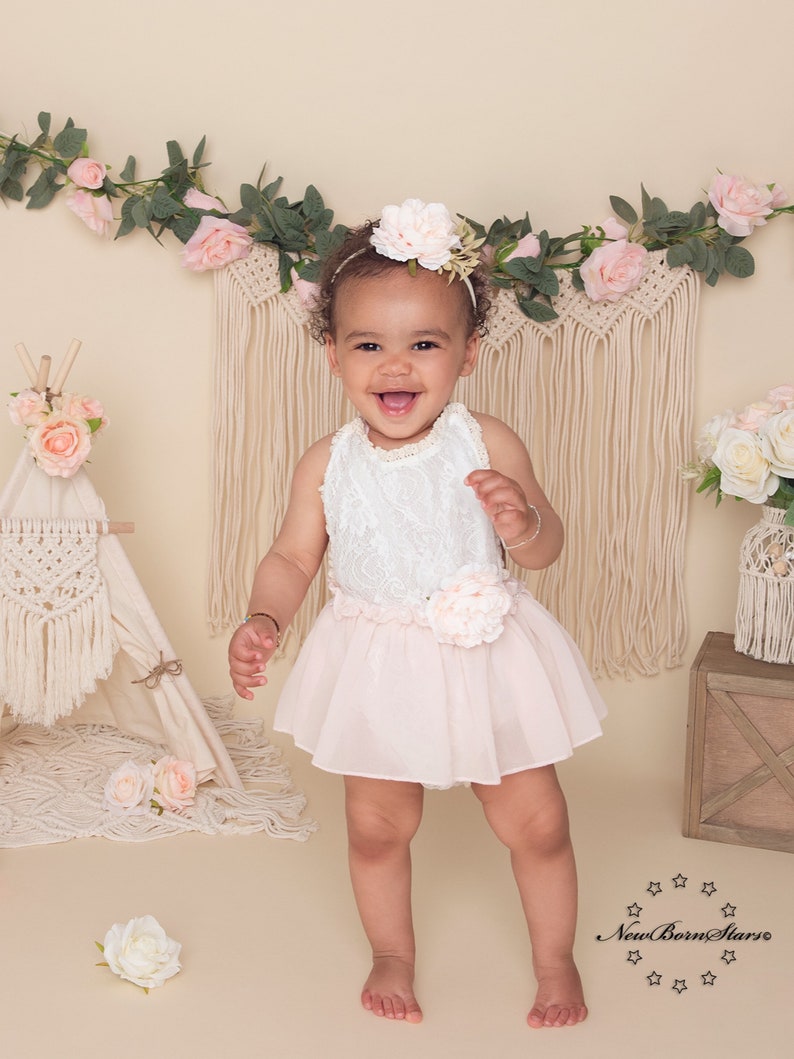 First Birthday Outfit Girl Cake Smash Outfit Girl Baby Girl Etsy