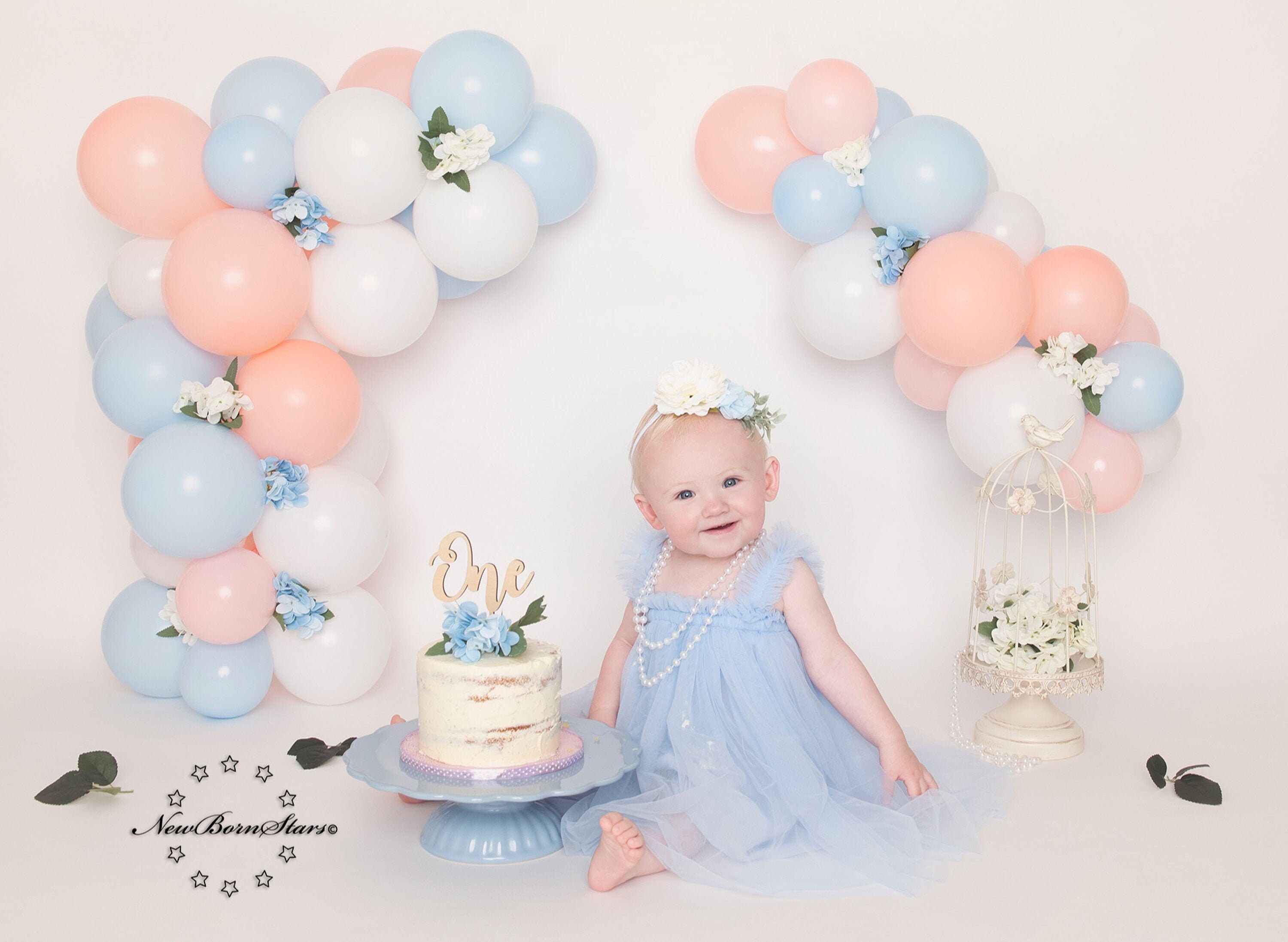 Buy Blue Baby Girl Dress cake Smash Dress boho Cake Smash boho