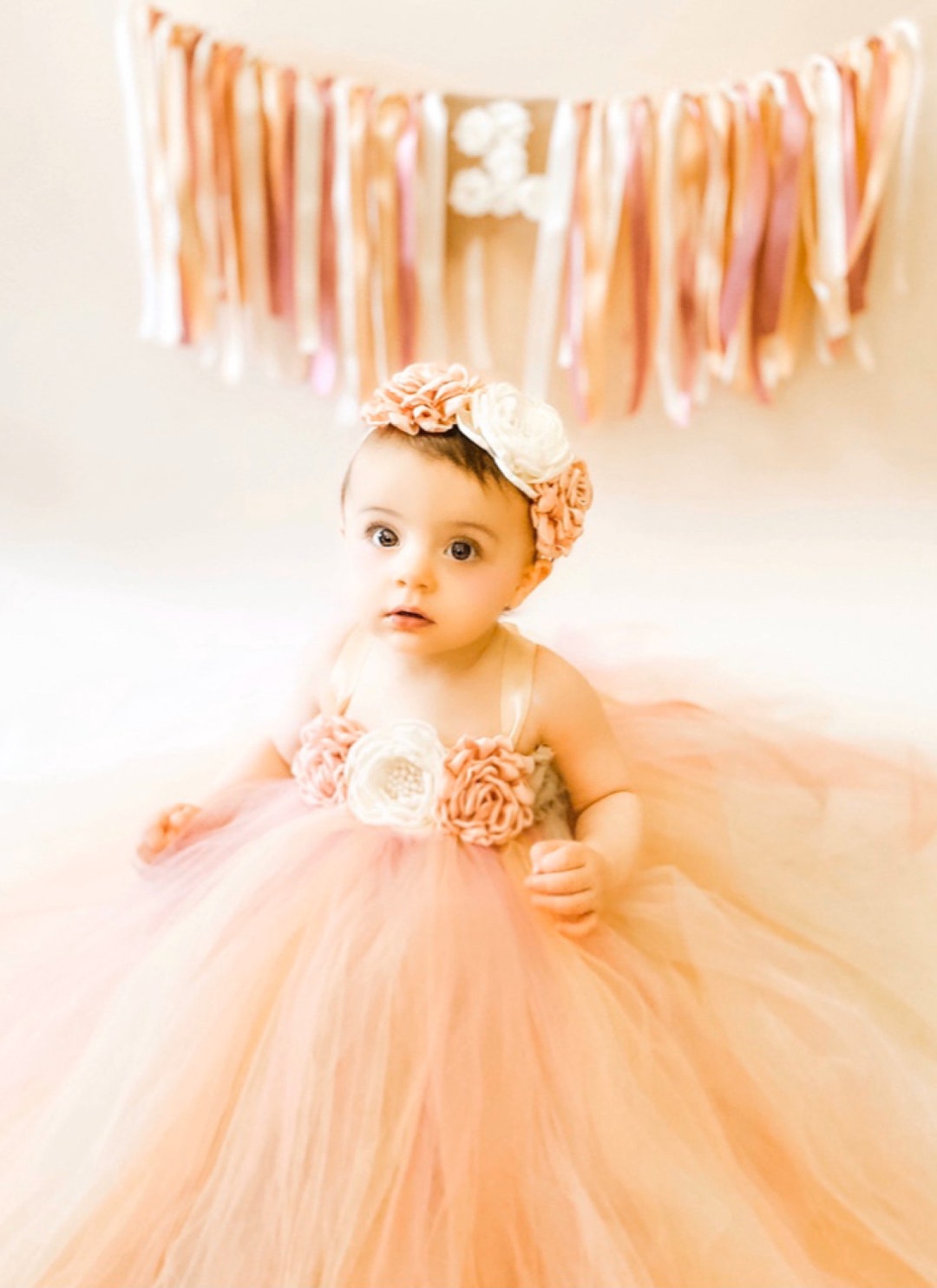 cute whisper wolf dress Mission Flower Size:5T ssrestock Shimma Blue Satin Mini