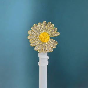 Coperchi di cannucce in silicone di lusso con diamanti, gioielli e perle in metallo - Coperture per cannucce. Adatto a bicchieri da 10 mm, Stanley e da 30-40 once.