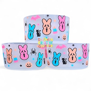 Halloween Ghost Face x Peeps Silicone Tumbler Boot | Tumbler Sleeve | Halloween Tumbler Boot