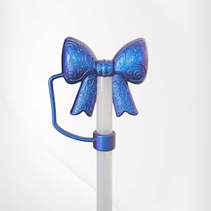 3D Bow Silicone 10mm Straw Topper  | Fits 10mm and Stanley Straws  | Fits Stanley, Simple Modern, Brumate, and 30oz-40oz Tumblers