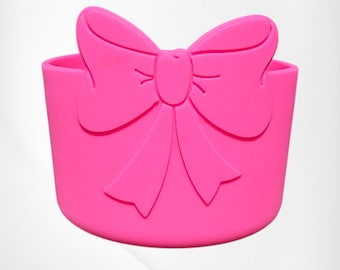 Jumbo Princess Bow Silicone Tumbler Boots  | Fits 30oz-40oz Tumblers  | Fits tumblers like Stanley, Simple Modern, and Brumate.