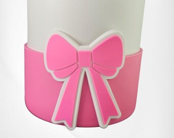 Jumbo Bow Silicone Tumbler Boots  | Fits 30oz-40oz Tumblers  | Fits tumblers like Stanley, Simple Modern, and Brumate.
