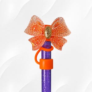 Blingy Glitter Straw Toppers | Straw Covers | Fits 10mm Tumbler Straws.
