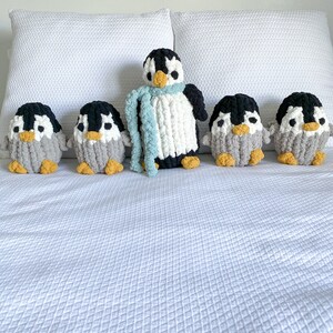 Baby Penguin Stuffed Animal, Popper the Penguin, Crochet Penguin