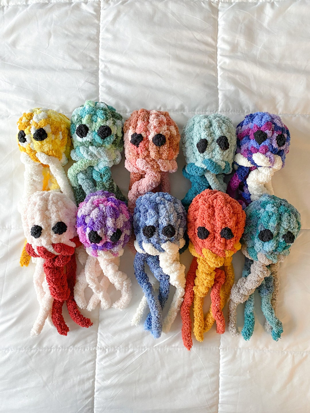 Jellyfish Jellyfish Stuffed Animal Jiggle the Jellyfish Etsy