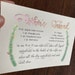 Custom Calligraphy Recipe- Printed and Embellished - Etsy