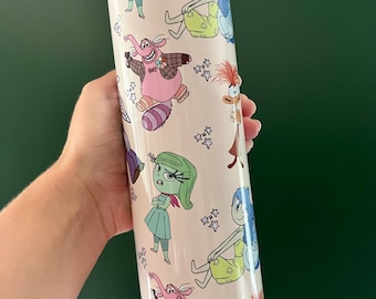 Inside Out Pattern Inspired Tumbler | Emotions Inspired Tumbler | Core Memory Tumbler | 20oz Custom Tumbler | Disney Inspired Tumbler
