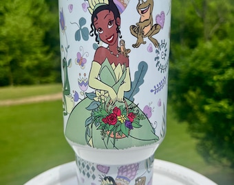 Princess Tiana Inspired 40oz Tumbler | Disney Inspired 40oz Tumbler | Princess Frog Inspired 40oz Tumbler | Princess Inspired Tumbler
