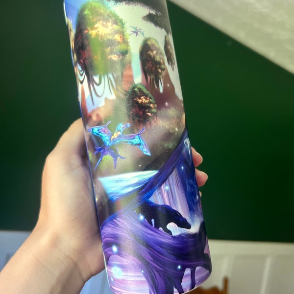 Custom Avatar Inspired Tumbler |  Pandora Inspired Tumbler | Animal Kingdom Inspired Tumbler | 20 oz Insulated Tumbler | Disney Inspired