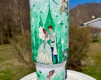 Princess Tiana Inspired 40oz Tumbler | Disney Inspired 40oz Tumbler | Princess Frog Inspired 40oz Tumbler | Princess Inspired Tumbler