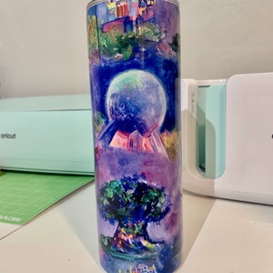 Park Hopper Tumbler | Watercolor Disney Tumbler | Castle Tumbler | Disney Inspired Tumbler | 20 oz Insulated Tumbler