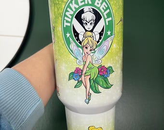 Fairy Coffee Inspired 40oz Tumbler | Disney Inspired 40oz Tumbler | Theme Park Inspired 40oz Tumbler | Magic Fairy Inspired Tumbler