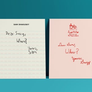Moonrise Kingdom Prints 8x10 - Impresiones de arte de cartas de amor más vendidas para decoración de habitaciones / Regalos para cinéfilos / Gif reflexivo del día de San Valentín