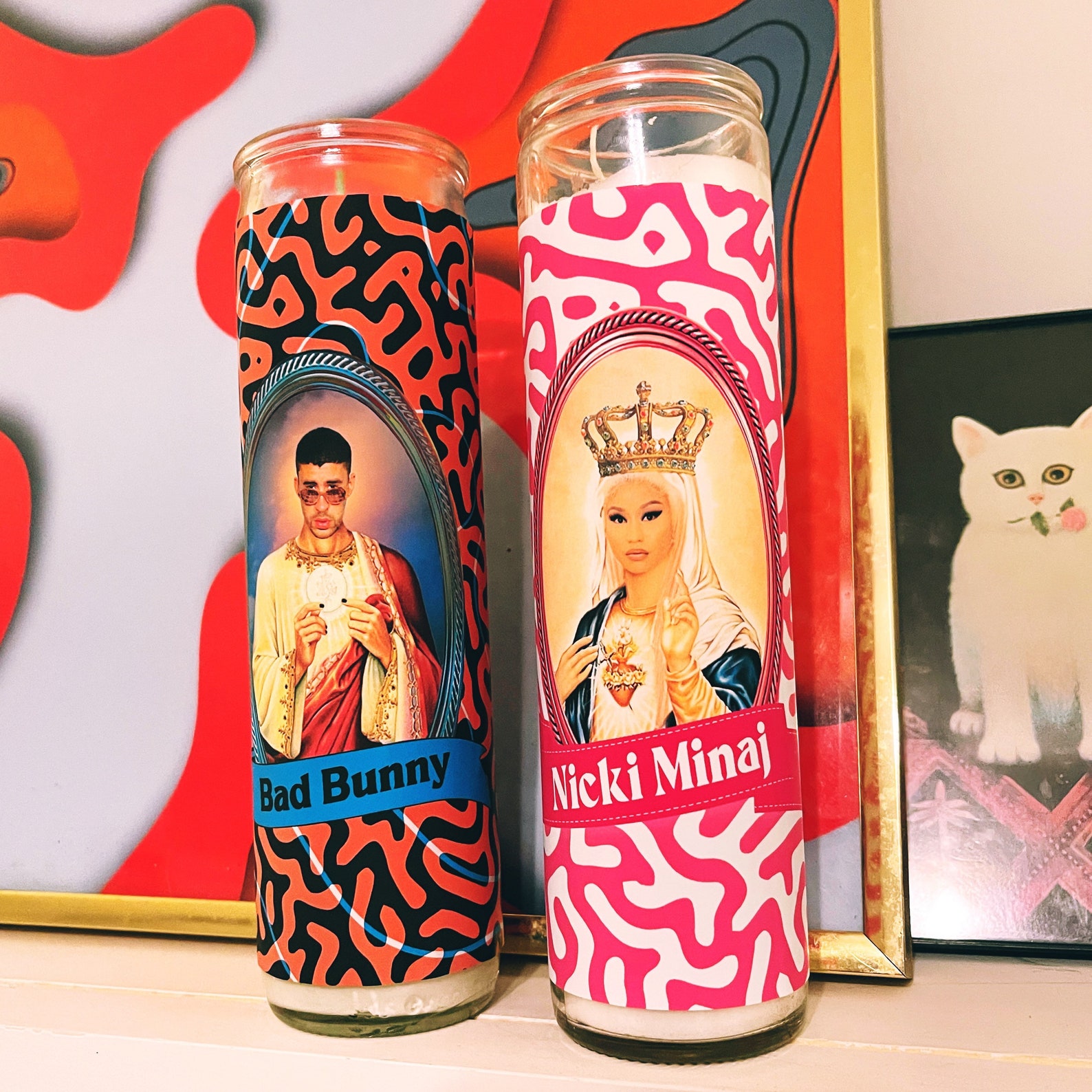 Nicki Minaj Prayer Candle Bundle W/ Stickers/nicki Minaj Merch Etsy