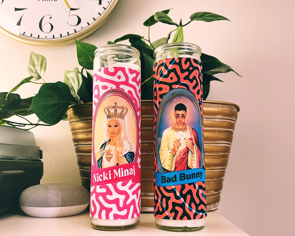 Nicki Minaj Prayer Candle Bundle w/ Stickers/Nicki Minaj Merch Etsy