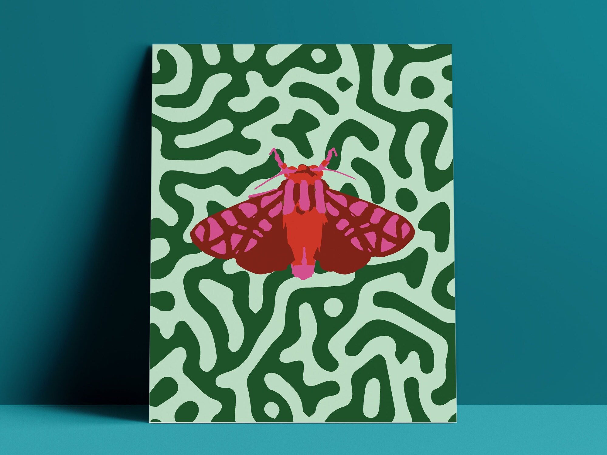 Butterfly Louis Vuitton/ pop art circle Painting by CHEEKY BUNNY