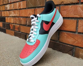 teal air force ones