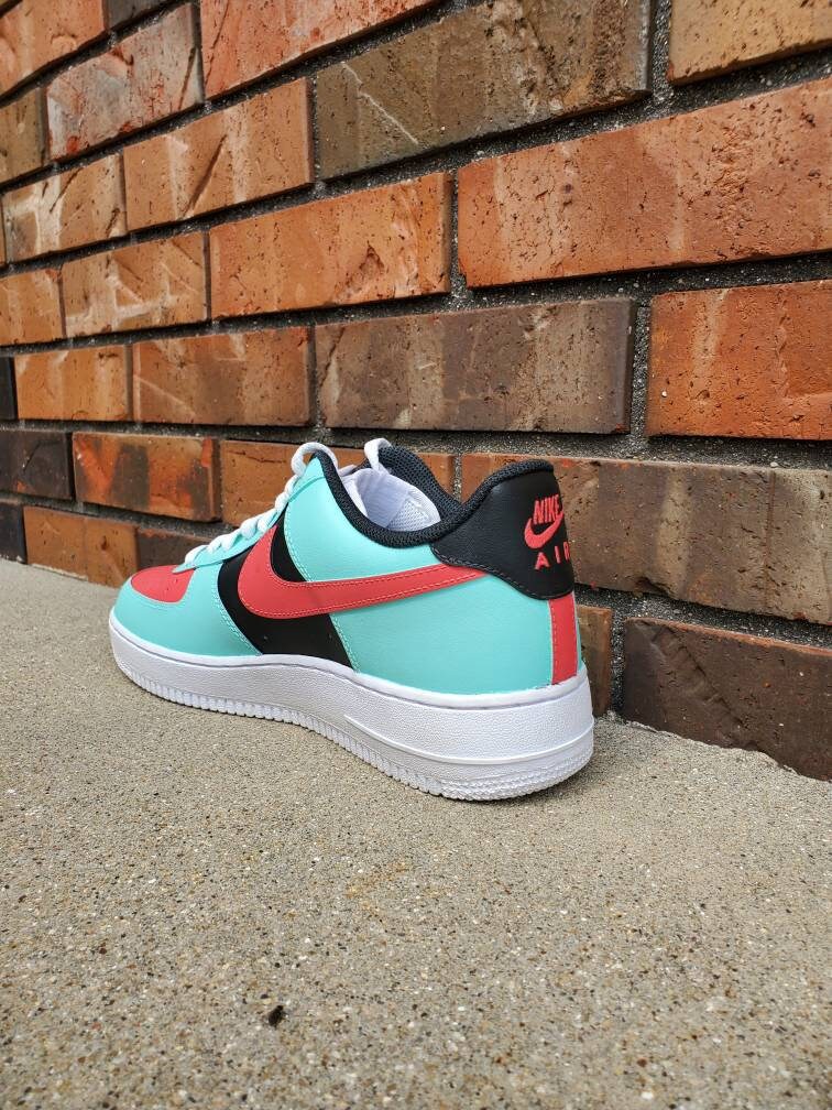 nike air force 1 white aqua clay