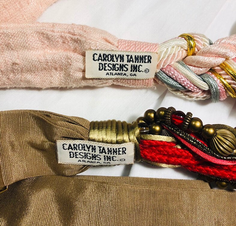 Carolyn Tanner Design 80s Statement Belt Adjustable Boho Art to Wear Carolyn Tanner Designs Braided/beaded Adjustable Retro/boho  main image 4